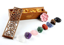 Load image into Gallery viewer, Chakra Stone Set for Reiki Healing and Meditation