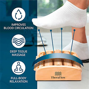 TheraFlow Dual Foot Massager Roller