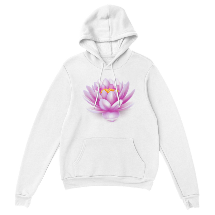 Unisex Lotus Pullover Hoodie