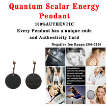 Load image into Gallery viewer, Powerful Unisex Anti EMF Radiation Protection Quantum Pendant Energy Necklace