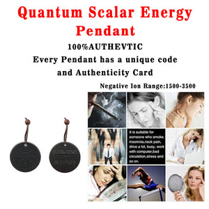 Powerful Unisex Anti EMF Radiation Protection Quantum Pendant Energy Necklace
